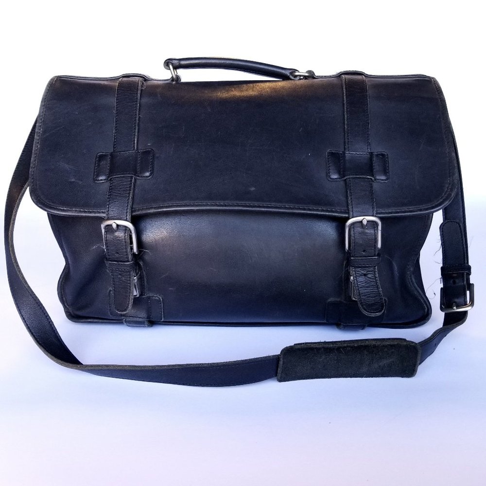 Coach leather soft briefcase